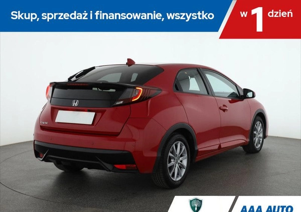 Honda Civic cena 55000 przebieg: 65159, rok produkcji 2016 z Nysa małe 254